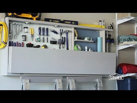 Garage Workbench and Tool Storage