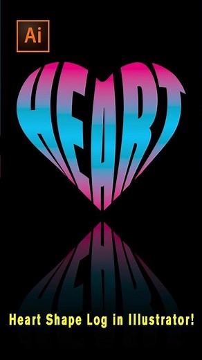 How to Design a 3D Heart Logo in Illustrator!