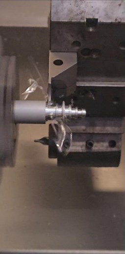 A Part Shaped Like a Pine Tree on a CNC Lathe, You’ll Feel Relaxed Watching This CNC Cutting, ART