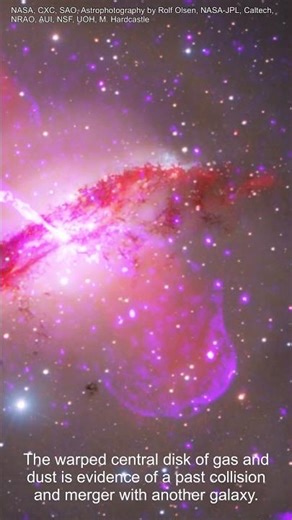 The Monster Inside Centaurus A Galaxy