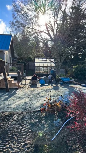 Just finished a new patio install with mission pavers from CASToHN. | Rainy Day Flora, native nursery and garden design