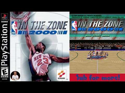 NBA In The Zone 2000 PS1 Gameplay – PlayStation 1 Full Basketball Game (2000)