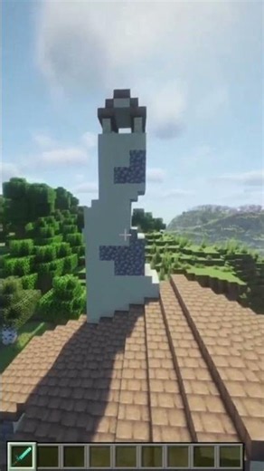Links house in Minecraft #shorts #botw #zelda #zeldatotk #zeldabotw #minecraft #creative