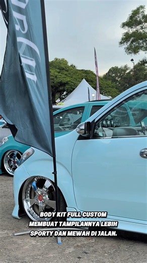 Avanza old stance warna baby blue 😍 #avanza #avanzaold #avanzamodif