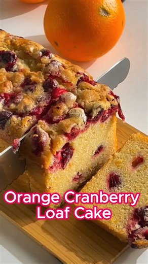 Orange Cranberry Loaf Cake Forget the box of chocolates this year this is the dessert that secures the ring (or at least the second date) 💍. It’s incredibly moist, tangy, and covered in a thick, zesty orange glaze. It’s the ultimate cozy baking project for your Valentine's Day dinner or a sweet treat to share with your Galentine's squad 👯‍♀️. Trust me, one bite and they'll fall in love 💘. Comment “ VALENTINE ” for the full recipe, and I’ll send the link straight to your DMs! #orange #orangelo
