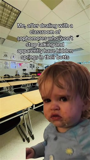 Tired 🥱 🤣 . . . #todayinclass #teacher #highschool #teacherproblems #classroomhumor Stories from the classroom A day in the life of a teacher Today in Class