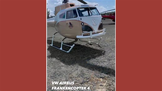 VW Bus Turned Into A Helicopter; Creator Calls It Art #vw | CarBuzz