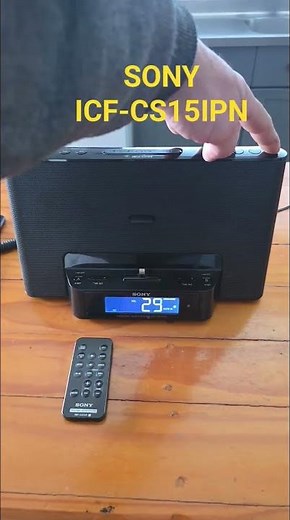 Sony ICF-CS15IPN Audio Dock Station Test.