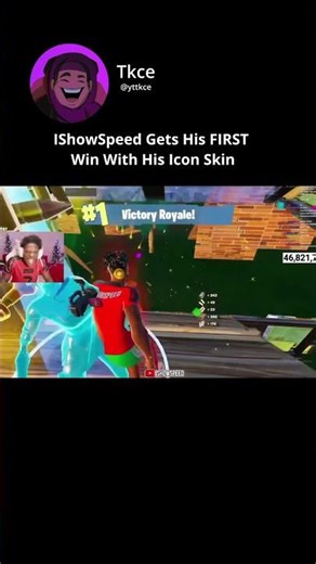 IShowSpeed Gets His FIRST Win With His Icon Skin
