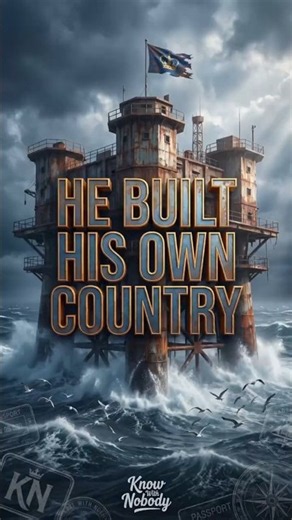 The Man Who Built His Own Country 🌊 #History #Sealand #Politics