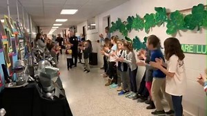 21K views · 400 reactions | A very special send-off for a police officer who always went above and beyond at a local school-- from learning every child's name to doing many acts of kindness. Gurney Elementary School says Officer Mike Kramer with the South Russell Police Department is retiring. So for his last day, they surprised him with this "clap-out"! Happy retirement, Officer Kramer!! (Video is courtesy of Chagrin Schools.) | Fox 8 News | Facebook
