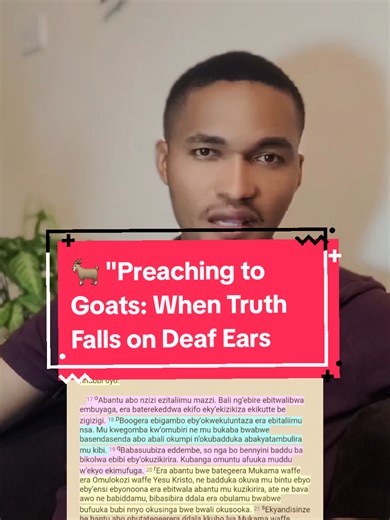 Preaching to Goats: A Lesson on Listening to Truth