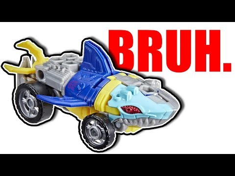 the new transformers show is WEIRD