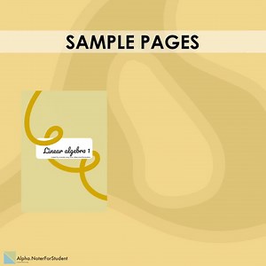 Study Guide for Linear Algebra 1 - Etsy Australia