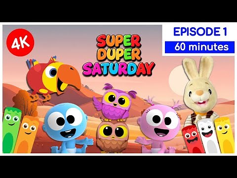 New Series! | Super Duper Saturday - Ep 01 in 4K | Color Crew | Larry | GooGoo | GaaGaa | Baby First