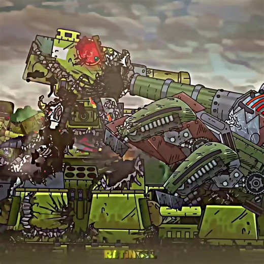 KV-44 is one of the most colossal and fearsome creations in the entire Gerand universe, a fictional monster tank that stands as an embodiment of overwhelming power, industrial brutality, and unstoppable mechanical force. In its essence, the KV-44 represents an exaggerated evolution of the Soviet KV tank line, but within the Gerand animation world it grows far beyond the limits of realism, becoming a walking fortress that dominates every battlefield it enters. The tank is portrayed as a massive s