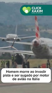 1.2K views | Ele entrou na contramão com um veículo, o abandonou próximo ao terminal e passou a correr em direção à pista. Ao acessar a área de desembarque, que fica no térreo, conseguiu abrir uma porta de segurança que dá acesso direto ao pátio onde as aeronaves ficam estacionadas. ➡️ Matéria completa em nosso site  clickxaxim.com.br | Click Xaxim | Facebook