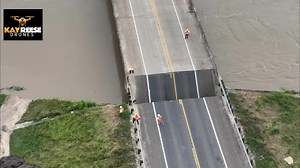 Bridge over Trinity River in Liberty County remains closed after partially collapsing, TxDOT says