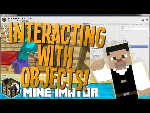Interacting with Objects in Mine-imator! - Mine-imator Tutorial | 3