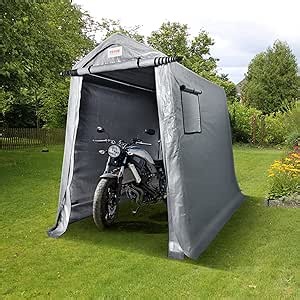 VEVOR Portable Shed Outdoor Storage Tent, 6x8x7 ft Waterproof Heavy Duty All-Season Portable Garage Storage Shelter with Roll-up Zipper Door and Ventilated Windows for Motorcycle, Bike, Garden Tools