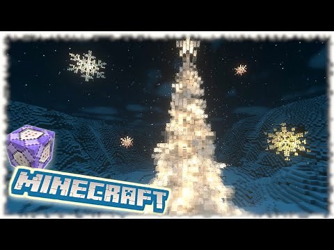 Minecraft Command | Glittering Christmas tree