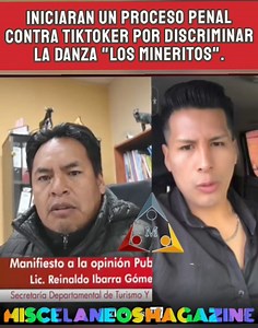 4.8K views · 153 reactions | POTOSI INICIARA UN PROCESO CONTRA TIKTOKER RUBEN BLANCO POR D1SCR1M1N4R A LOS MINEROS Y D3N1GR4R LA DANZA MINERITOS. #miscelaneosmagazine | Miscelaneos Magazine | Facebook