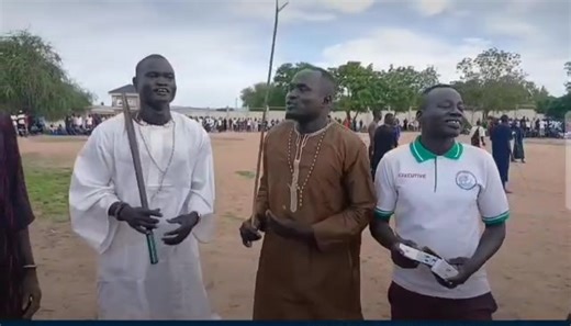 Greater Yirol wrestlers at APT center, 12 August 2025. | Muor- Ager Media