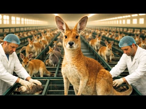 Inside the World’s Largest Kangaroo Factory: From Breeding to Global Export
