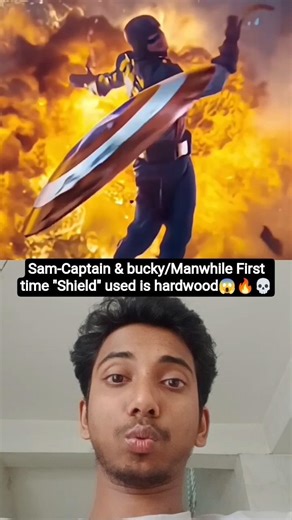 captain america"Shield"Used first time "Sam"is so hard😱🔥Bucky's Hand is so powerful💀🔥#shorts #marvel