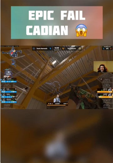 Epic fail CadiaN #cs2moments #csgo #cs2 #fail