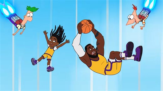 NBA Superstar LeBron James and Daughter Zhuri Star in Latest "Cartoonified!" on Disney Channel