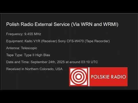 Polish Radio External Service On WRMI | September 24th, 2025