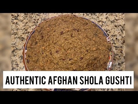 THE BEST AFGHAN SHOLA GOSHTI // RECIPE + HOW-TO