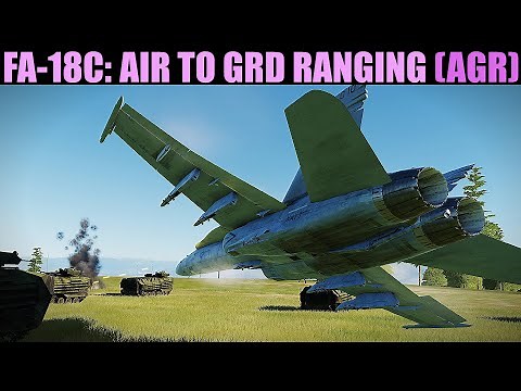 FA-18C Hornet: Air To Ground Radar (AGR Ranging Mode) Tutorial | DCS WORLD