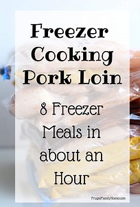 Freezer Cooking Pork, 8 Pork Meals in About an Hour