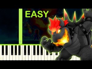 BOWSER´S FURY - EASY Piano Tutorial