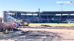 99K views · 827 reactions | #WATCH: The grandstands at McCoy Stadium started to come down Monday morning. Sophia Szabo TV has more: https://www.wpri.com/news/local-news/blackstone-valley/demolition-of-mccoy-stadium-grandstands-underway/ | WPRI 12 | Facebook