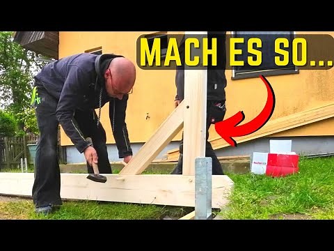 So montierst du ein CARPORT | Carport selber bauen