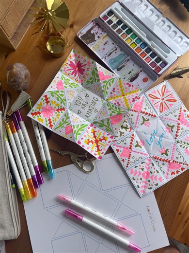 Victorian Puzzle Note Template (digital Download) - Etsy