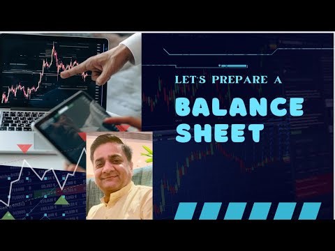 Let's prepare a Balance Sheet | Balance sheet for Beginners | Balance sheet simplified