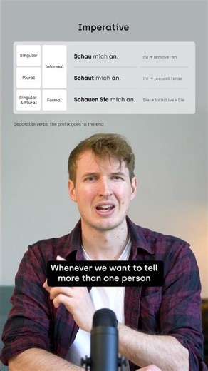 German Imperative Explained | All Forms (du, ihr, Sie)