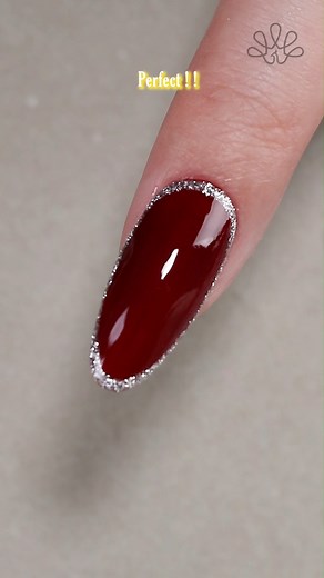 4.5M views · 80K reactions | Classic, timeless, elegant, what else does red mean?❤❤❤ Using #bornpretty Jelly Non Stick Hand Extension Nail Gel: NSG28 (59669) X-Jelly Gel: Milky Jelly 13 (58223) Sparkle Painting Gel: Super Silver (59022) Super Top Coat (58775) Shop here: https://bit.ly/3yHewqK  #nails #nailart #naildesign #fallnails #rednails #shinynails #nailinspo #nailove #allshineonme | Bornpretty | Facebook