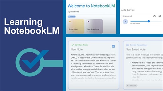Use NotebookLM as an AI-powered notebook system - NotebookLM Video Tutorial | LinkedIn Learning, formerly Lynda.com