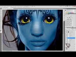 Navi Avatar erstellen Teil 4/4 - Photoshop Tutorial