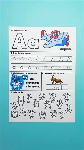 4.7K views · 25 reactions | ✨ Fun Magic Worksheets with Sam! Learn A–E Through Play! 易 | SUPER SLICK SLIME SAM | Facebook