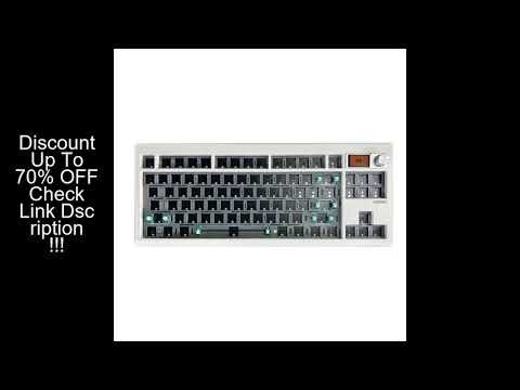 GMK87 Mechanical Keyboard KIT With Display Screen RGB Backlit Gasket Structure Gaming Hot Swap Keybo