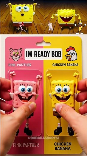 Unboxing Sponge Bob Pink Panther X Chicken Banana #spongebob #incrediboxsprunki #memes