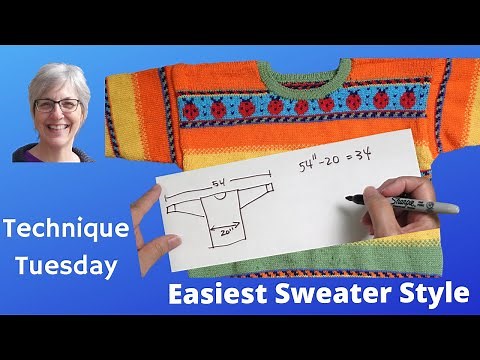 Basics of Drop Shoulder Sweaters // Technique Tuesday