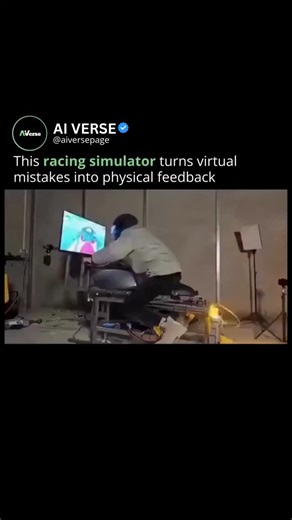 AI Verse on Instagram: "🏎️ This simulator trains the human brain like an AI model. Pro-level racing simulators use high-speed linear actuators that move the entire rig, and the driver, in milliseconds. Every loss of grip, impact, or weight shift is felt instantly. That’s why pro drivers like Jordan Taylor use them. His sim rig famously flipped during a virtual race, not by accident, but by design. These systems don’t aim for realism. They build muscle memory, spatial awareness, and instinct, th
