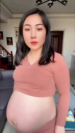 Huge Pregnant Chinese Mom 9 Months (About to POP! 🤯)
